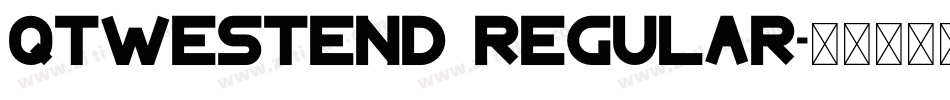 QTWestEnd Regular字体转换